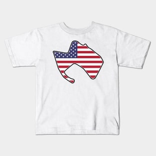 Laguna Seca Raceway [flag] Kids T-Shirt